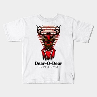 Dear-O-Dear Reindeer Stag Kids T-Shirt